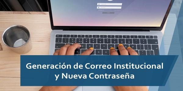 correo y contreseña institucional