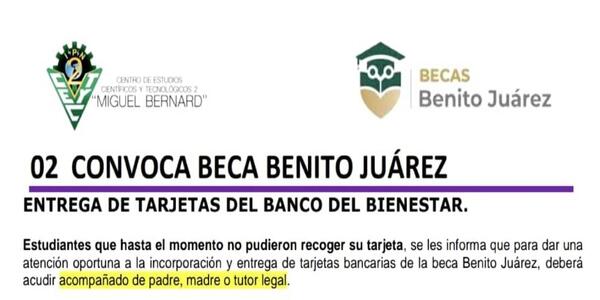 Entrega de tarjetas del banco del Bienestar