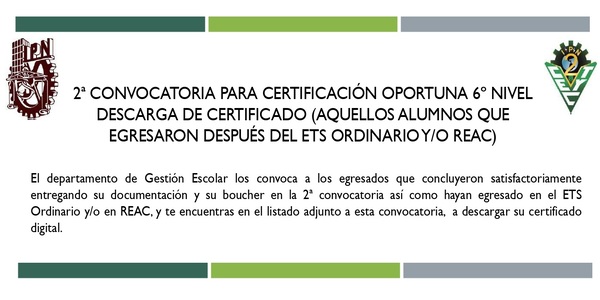 2a Certificación