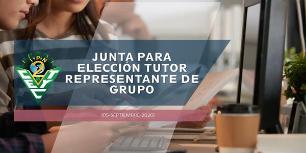 Junta para Elección Tutor Representante de Grupo